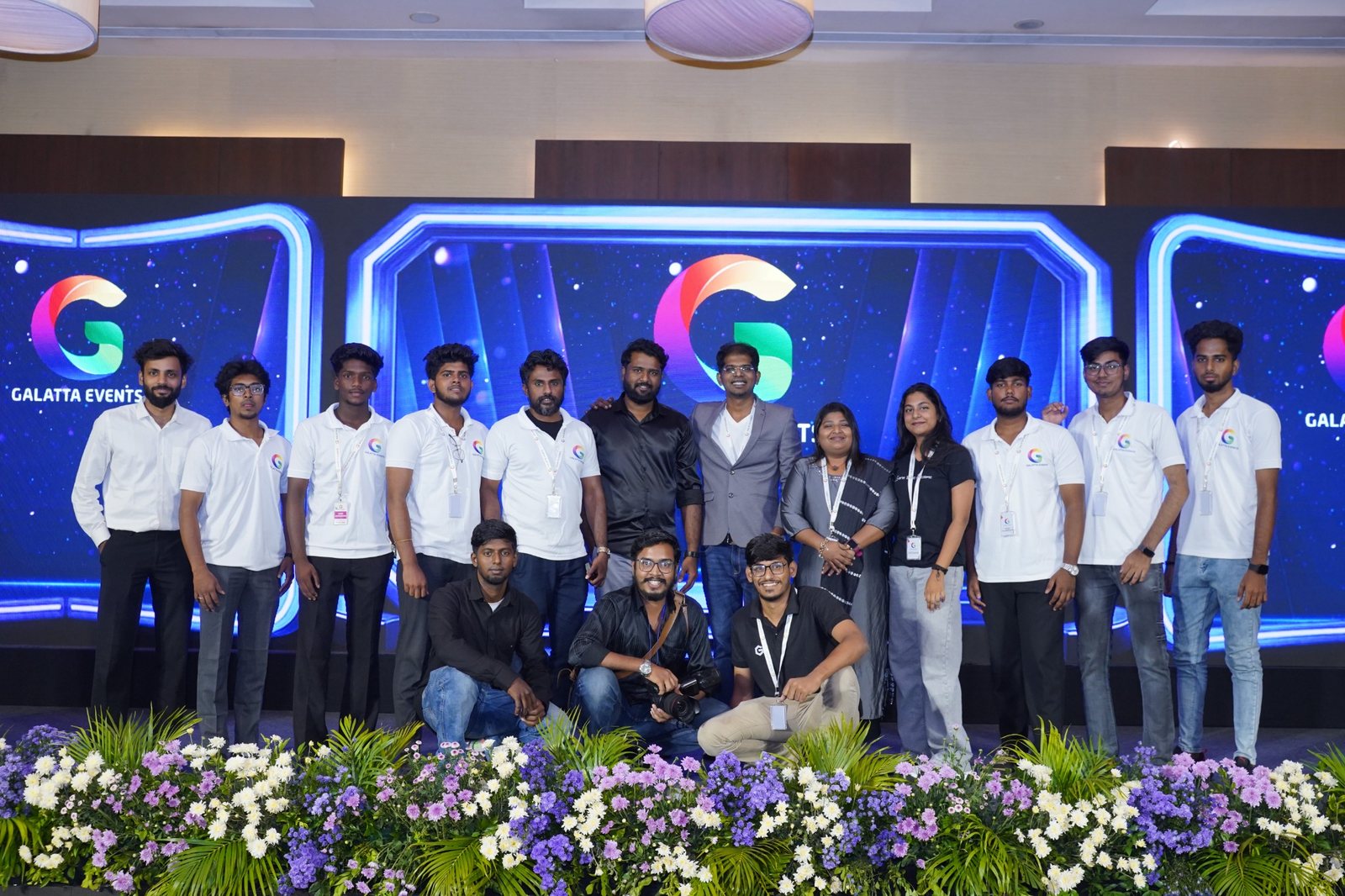 Galatta Events team at a live event